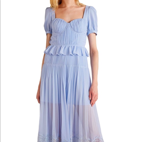 Short Sleeve Chiffon Midi Dress | Poshmark